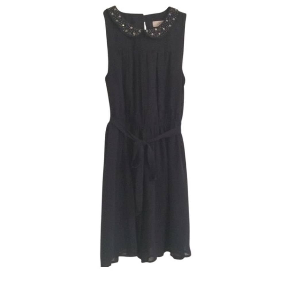 Beaded Peter Pan Collar Dress